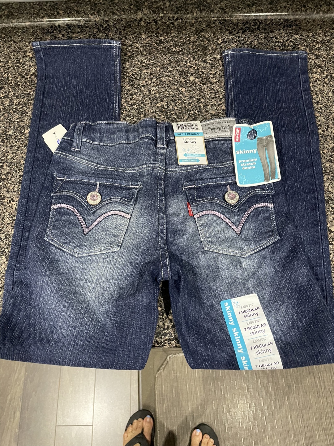 Levi's Girls Skinny Jeans Size 7 Regular - photo 2