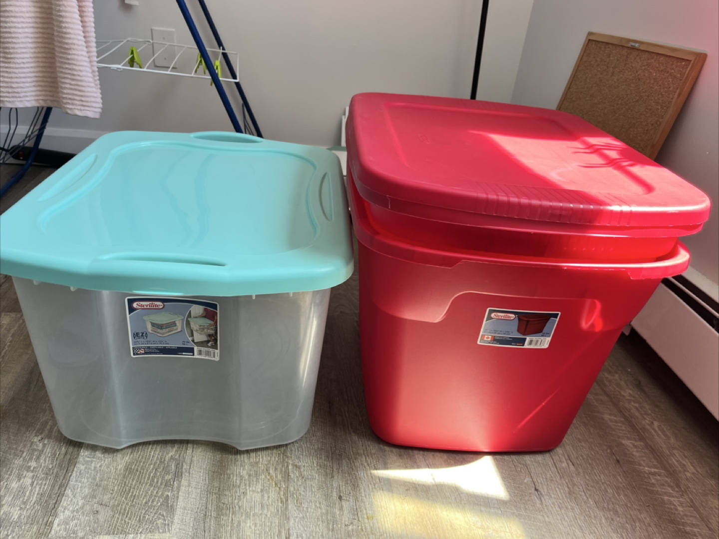 Sterilite Storage Containers - 18 Gal & 70 Qt