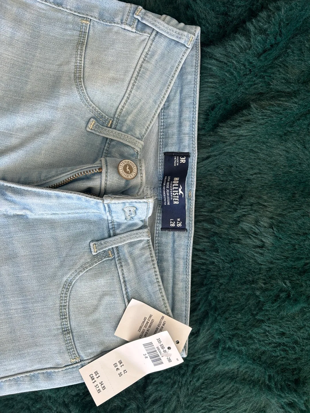 Hollister Light Wash Skinny Jeans - Size 26 thumbnail