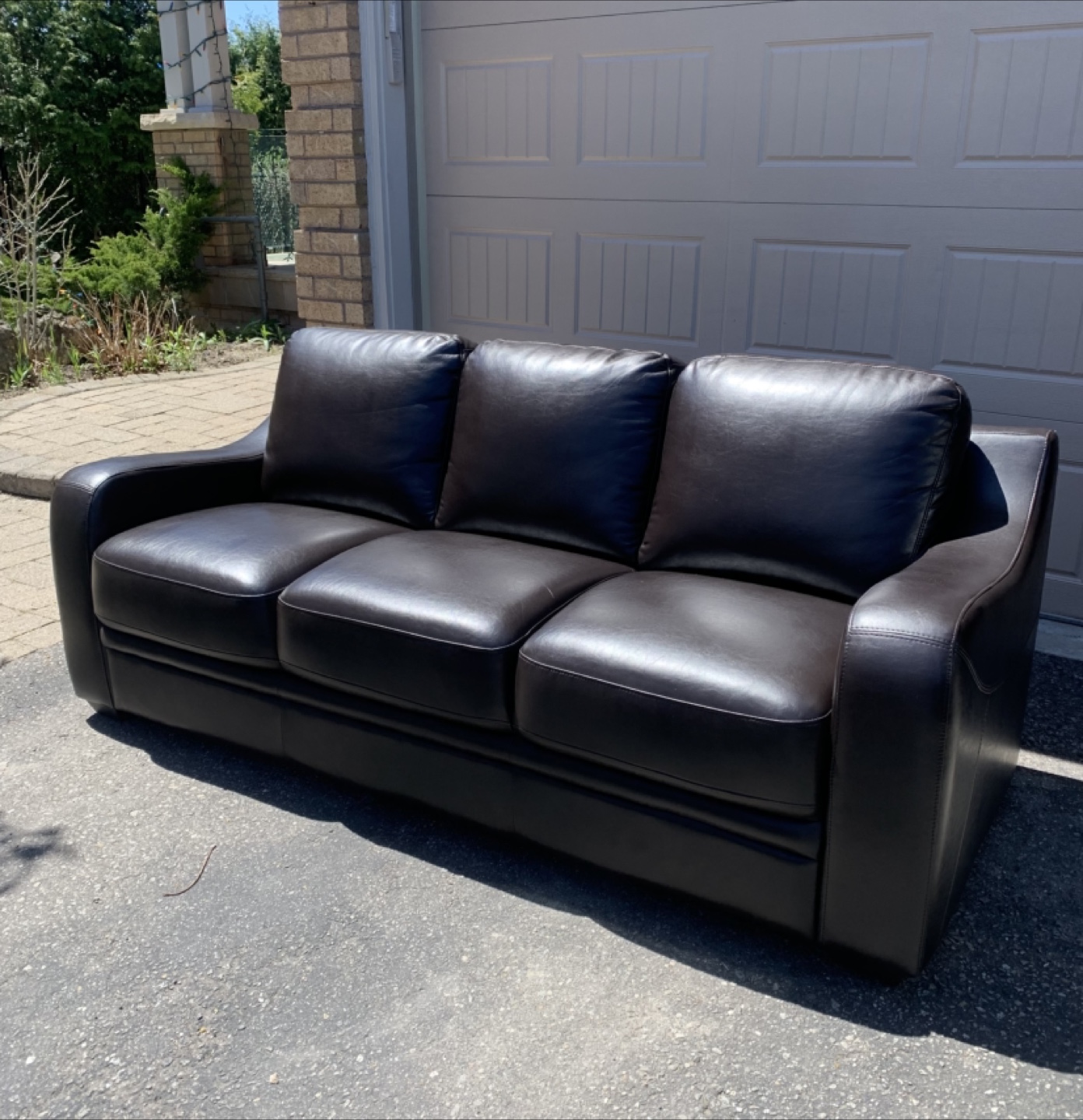!FREE DELIVERY! Black Couch - photo 3