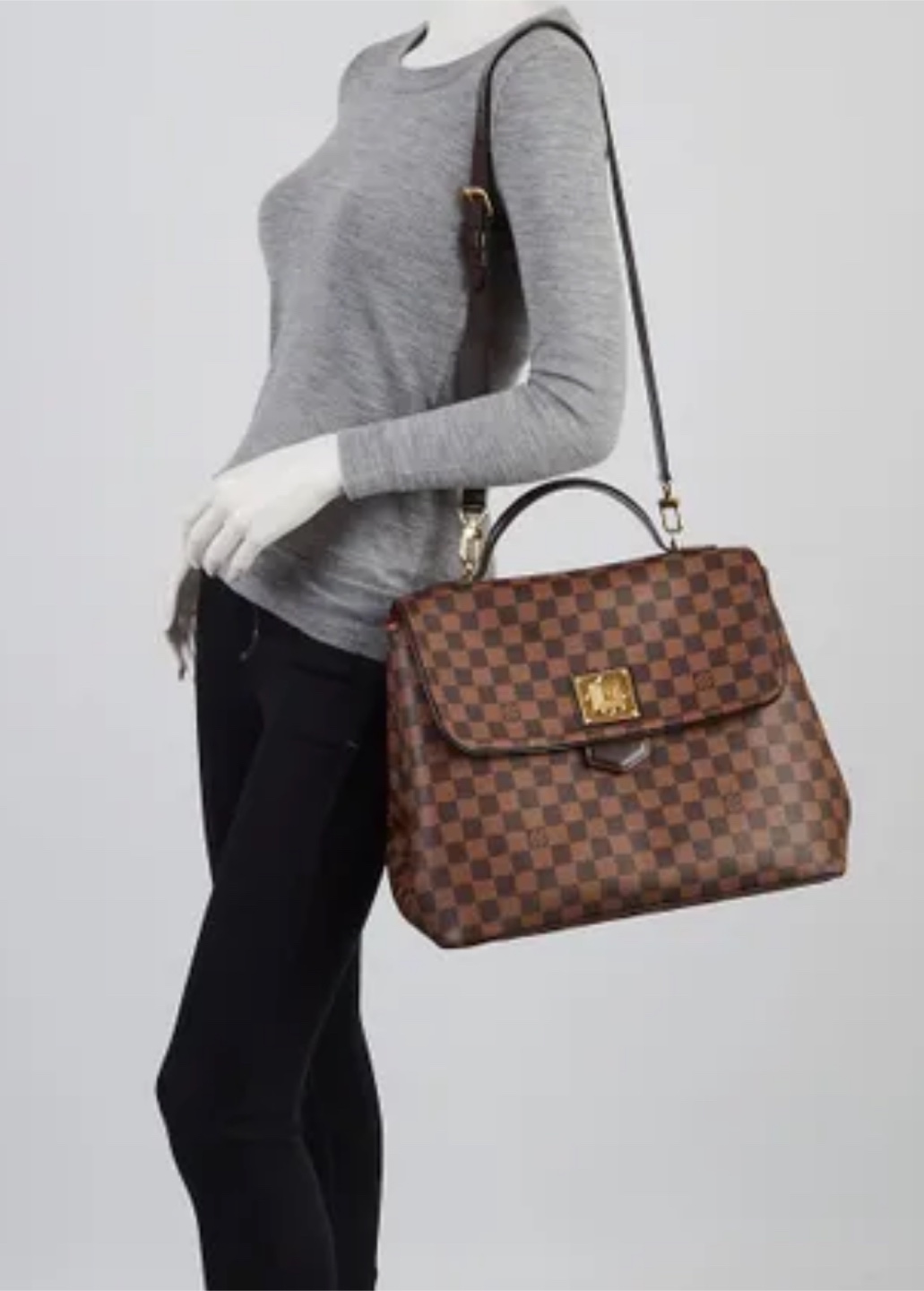 Louis Vuitton Brown Bergamo Satchel GM - photo 2