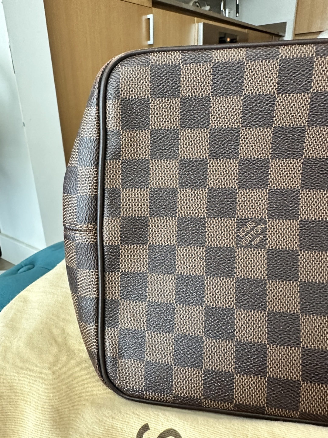 Louis Vuitton Brown Bergamo Satchel GM - photo 4