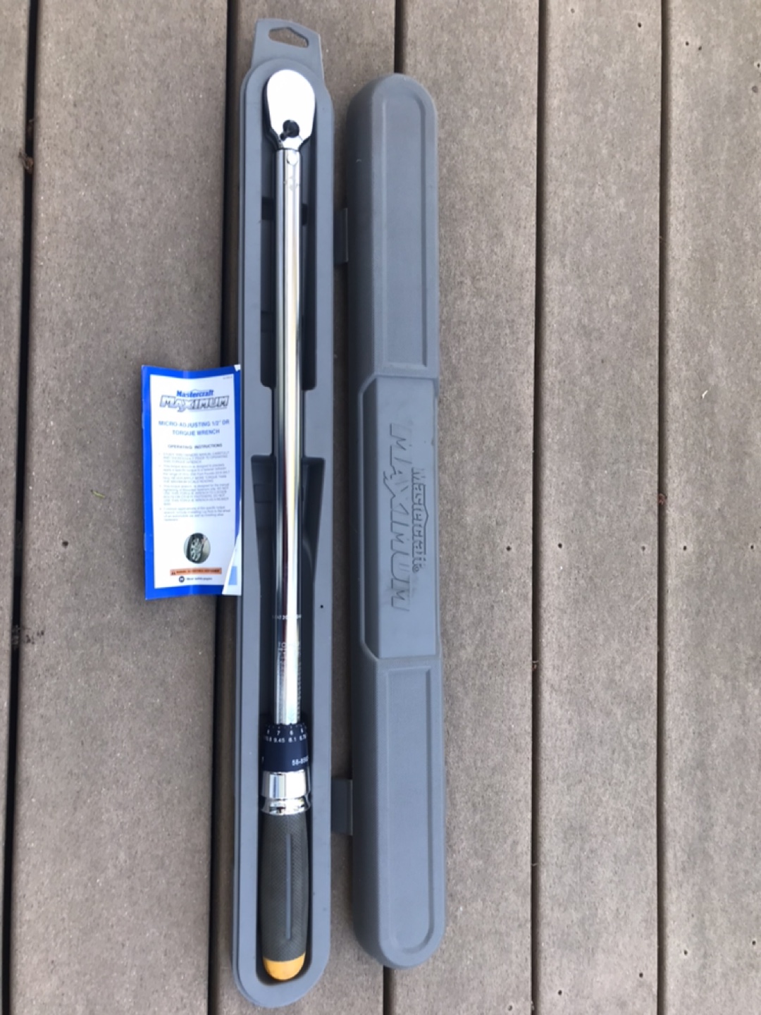 Mastercraft Maximum Torque Wrench