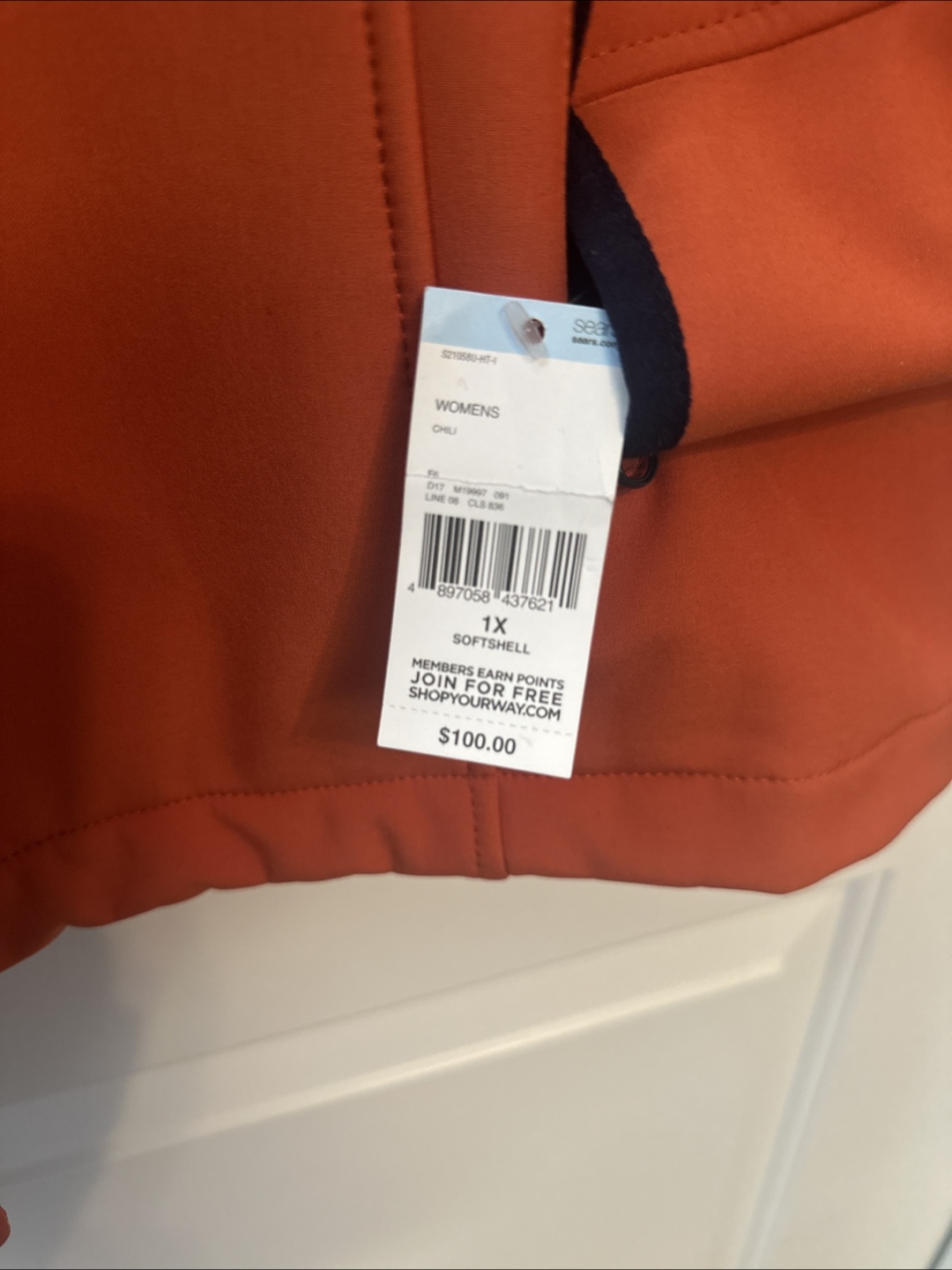 New 1XL Women's Soft shell wheater proof Jacket - Size 1X - photo 4