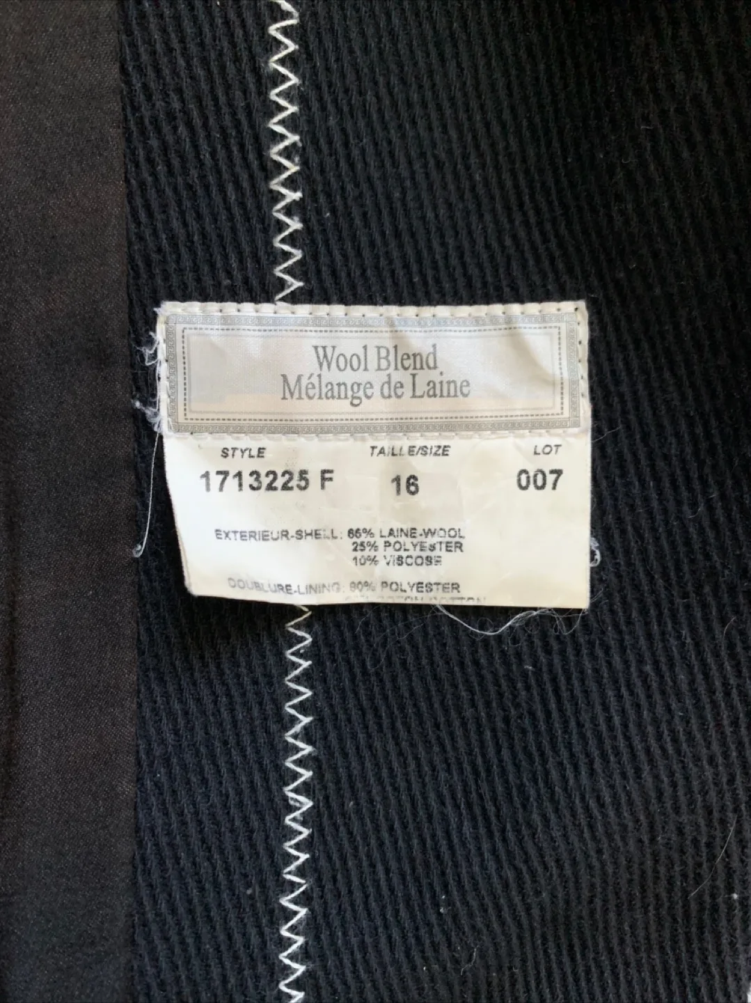 Size 16 Ladies Wool Blend Jacket image indicator(3)