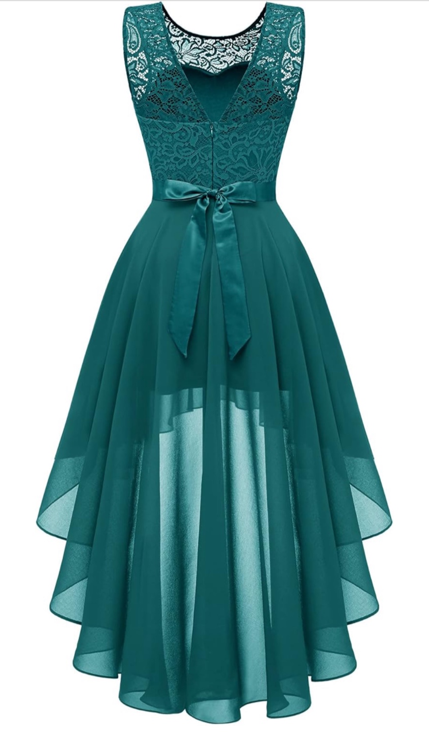 NEW! BeryLove Chiffon High-Low Lace Dress - photo 4