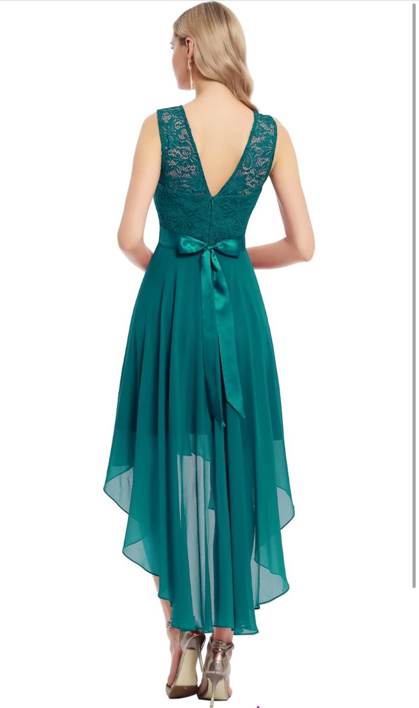 NEW! BeryLove Chiffon High-Low Lace Dress - photo 2
