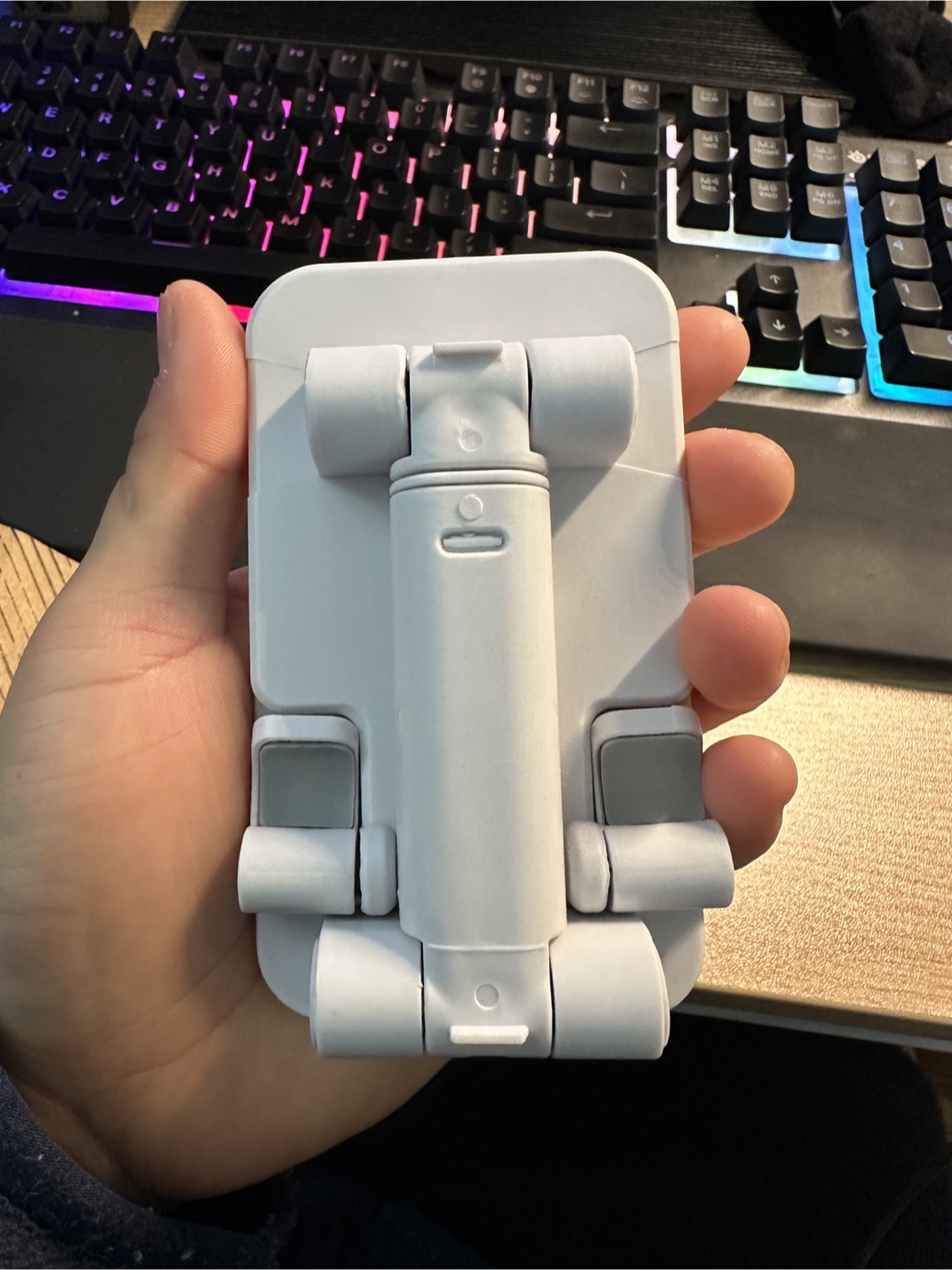 Evermore Folding Phone Stand - White - photo 3