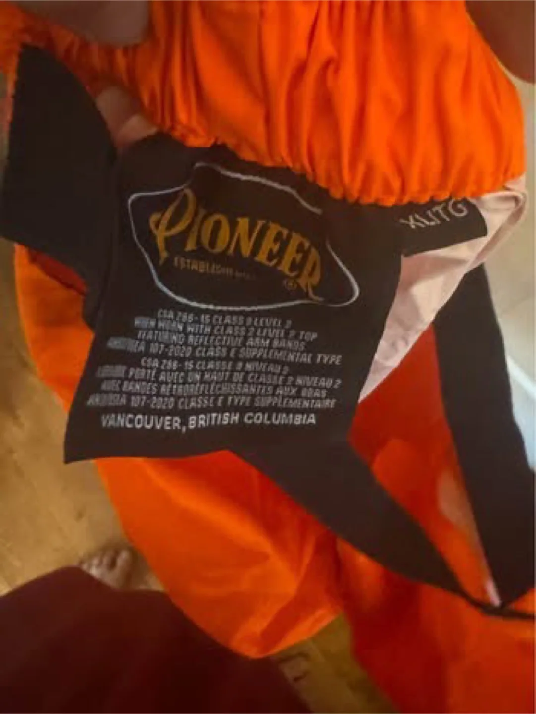 Pioneer Brand Orange Work Coveralls XL image indicator(3)