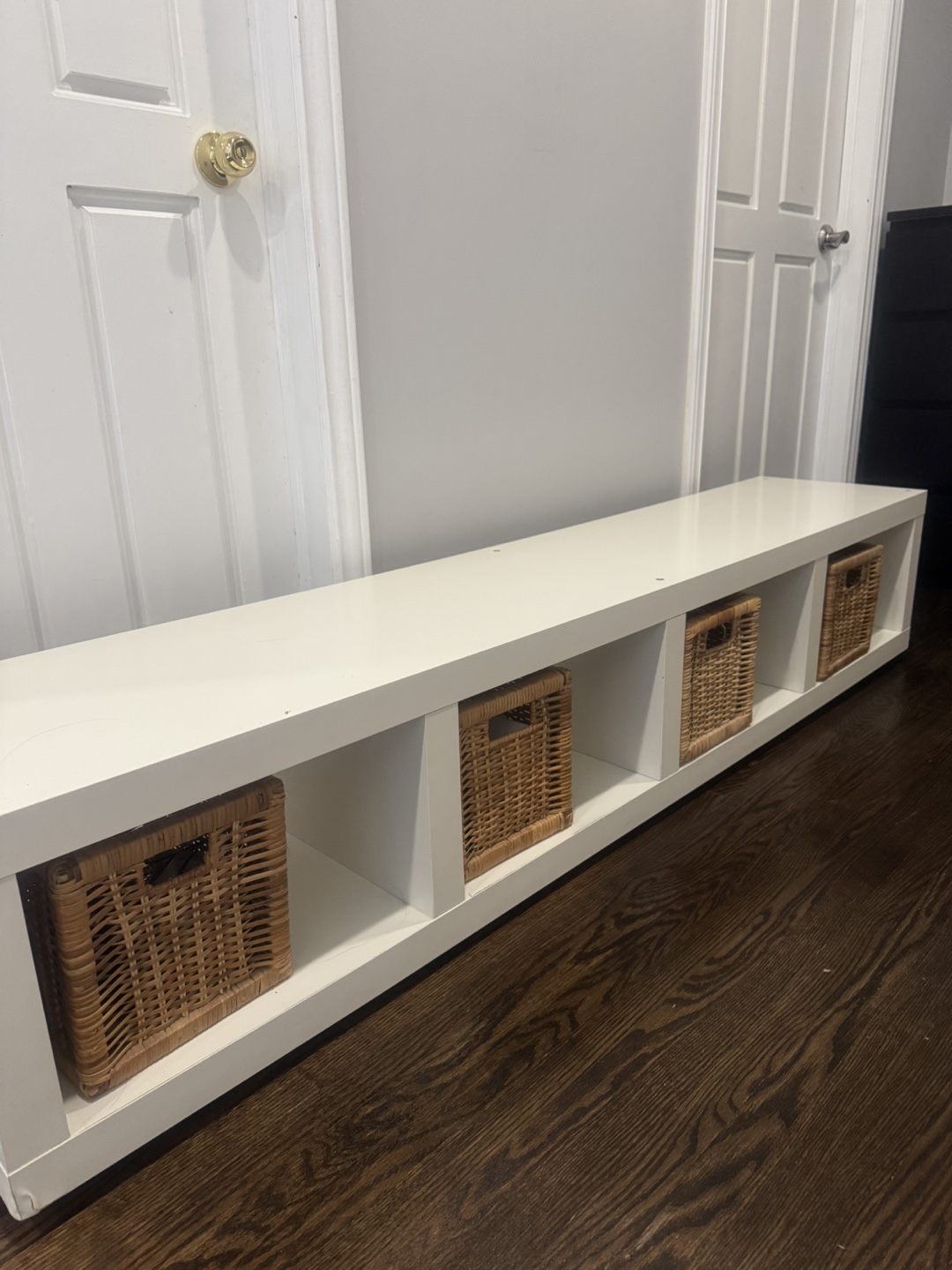 IKEA White Storage Bench