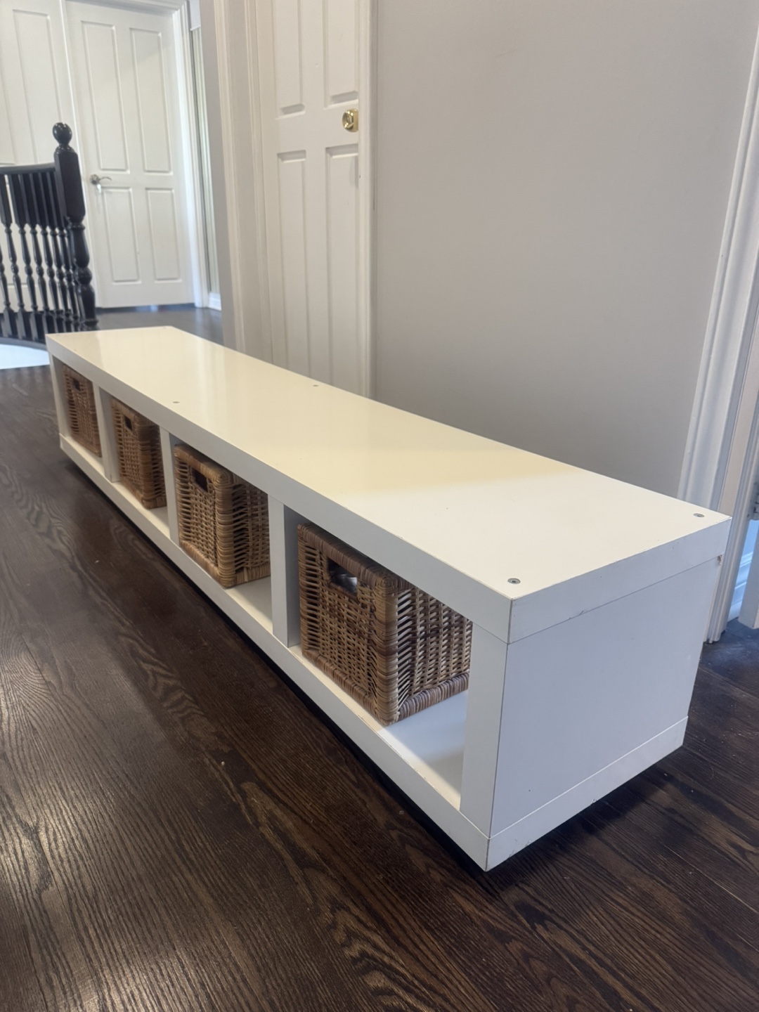 IKEA White Storage Bench - photo 2
