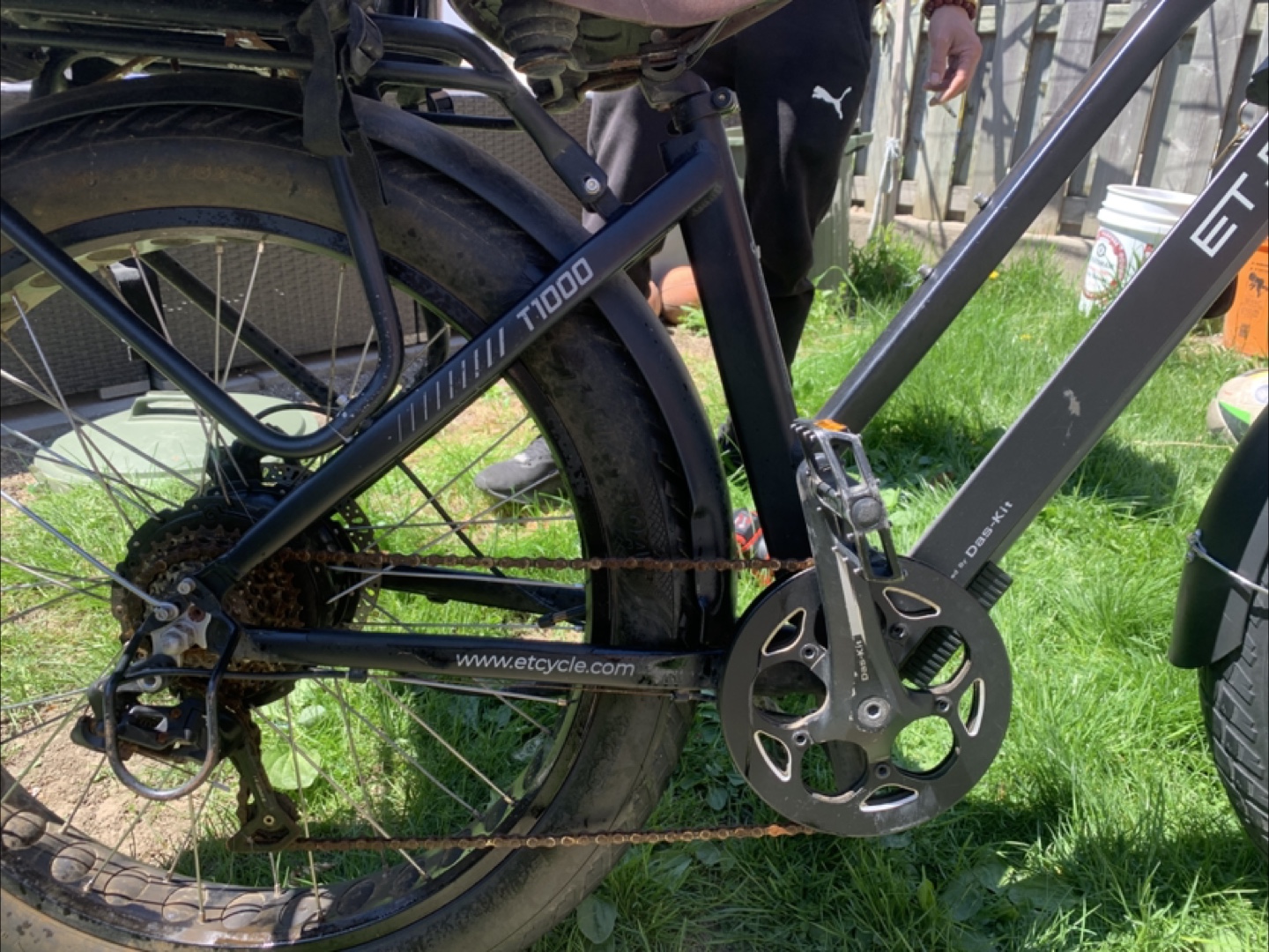 ET Cycle T1000 Electric Bike with Delivery Bag - photo 3