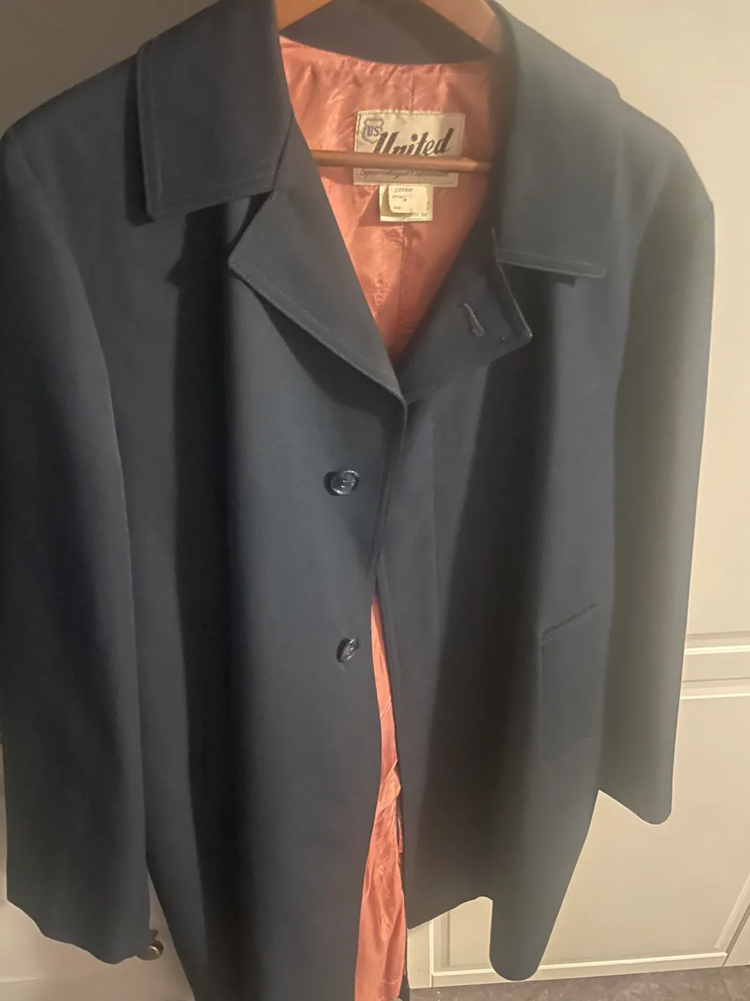 Vintage US United Men's Overcoat thumbnail