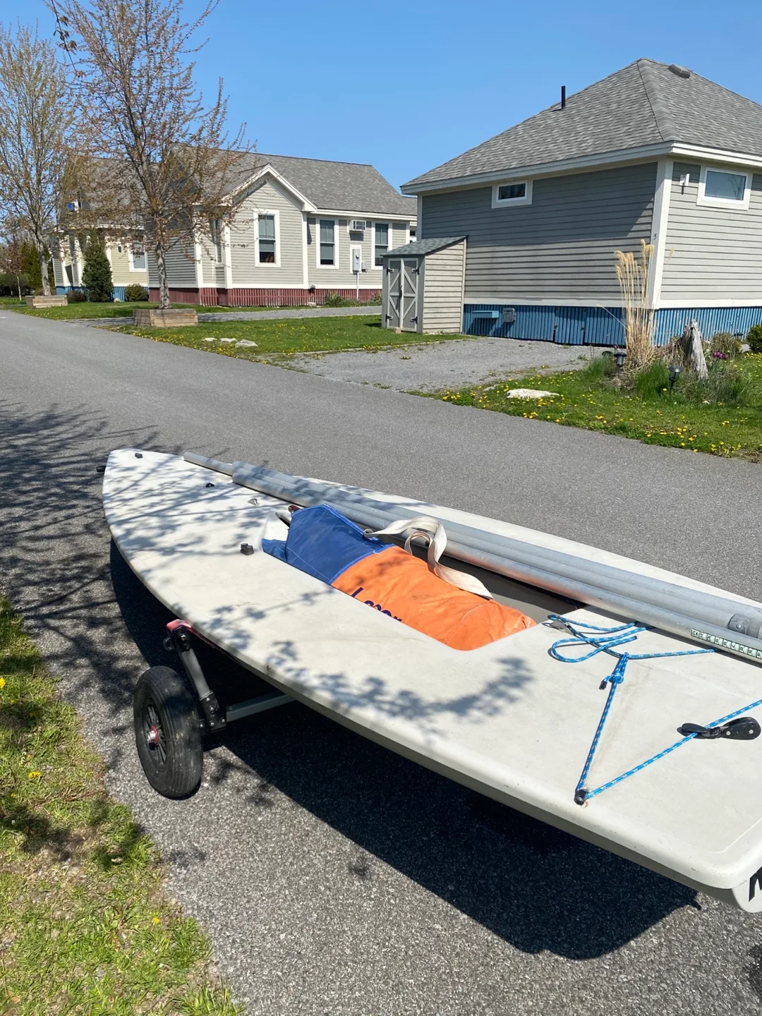 Laser sailboat on trailer image indicator(5)