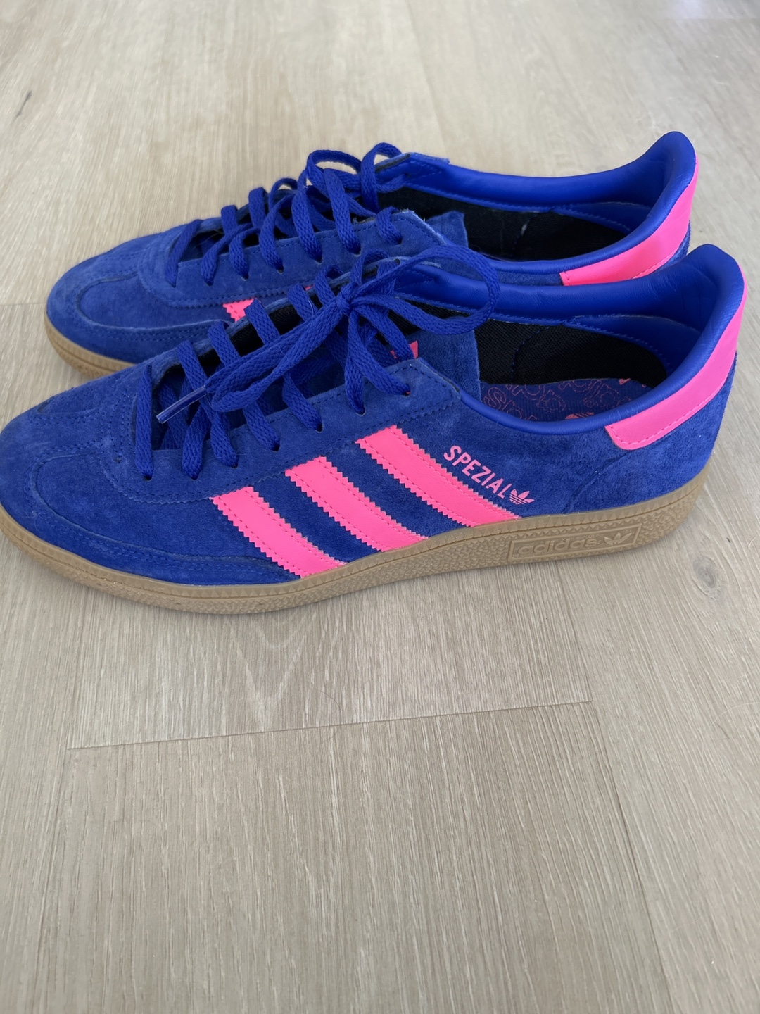 Adidas Handball Spezial Sneakers - Blue and Pink - Size 9.7 - photo 3