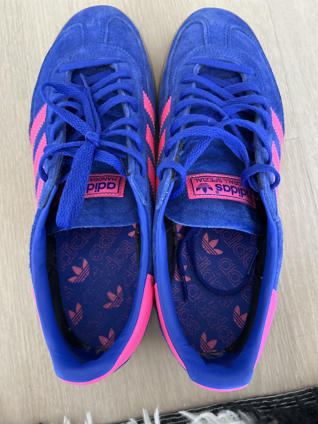 Adidas Handball Spezial Sneakers - Blue and Pink - Size 9.7 - photo 2