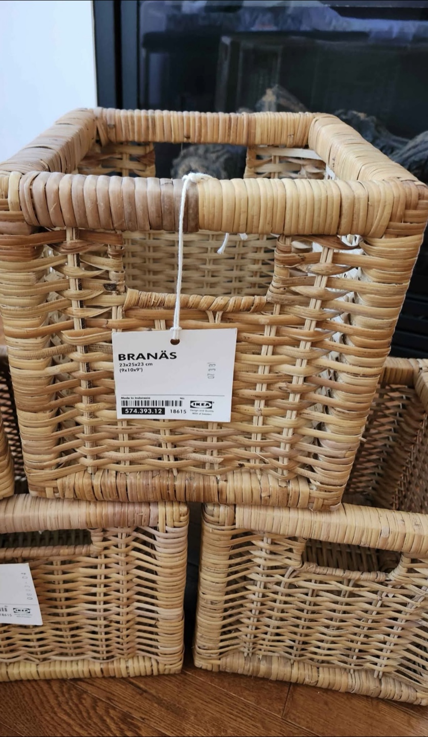 IKEA BRANÄS Woven Storage Baskets (Set of 8) - photo 2