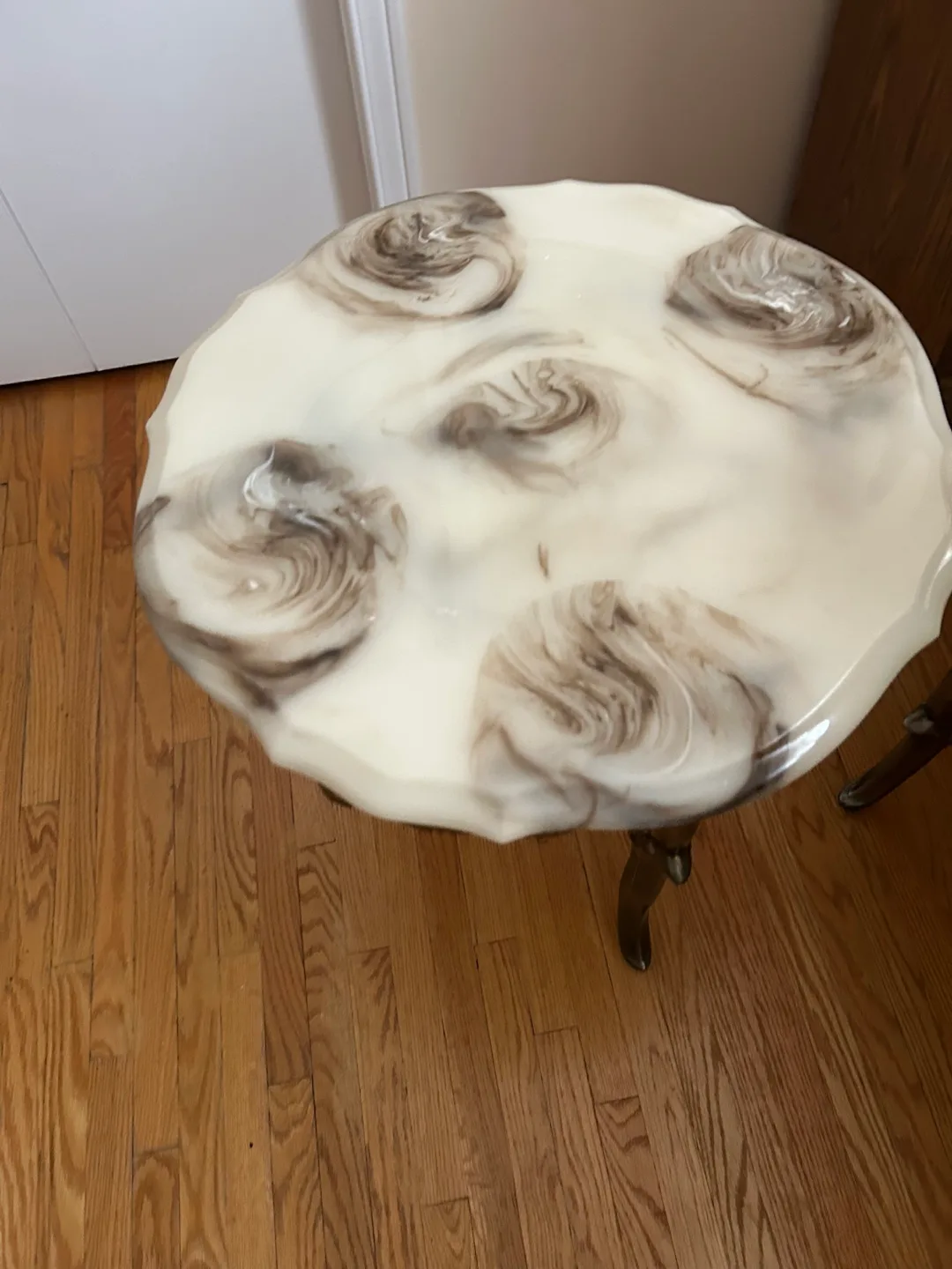 Vintage Three-Piece Marble Top Table Set image indicator(7)