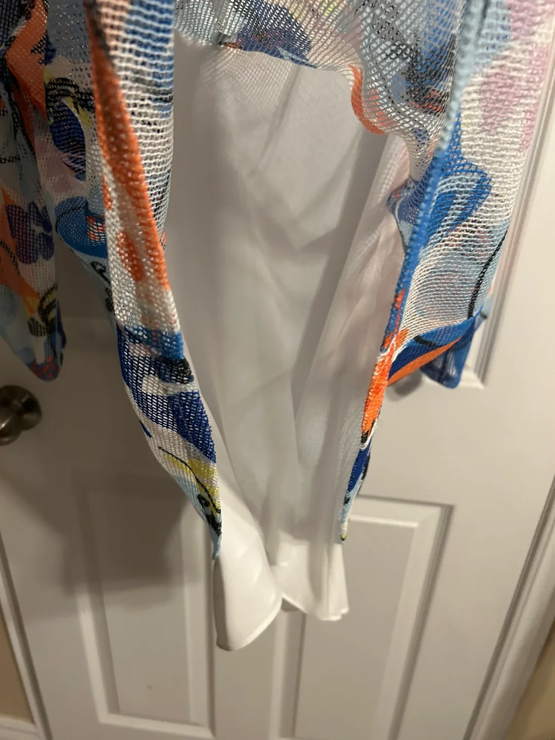 Joseph Ribkoff Women's Abstract Floral Mesh Top image indicator(4)