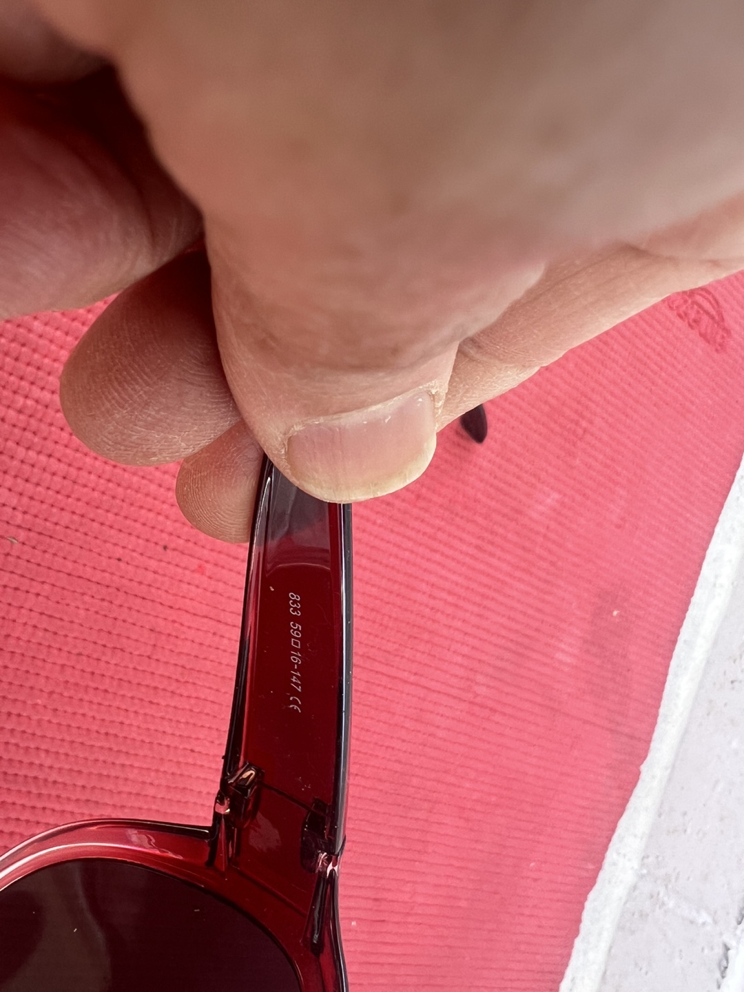 Red Oval Sunglasses - photo 3