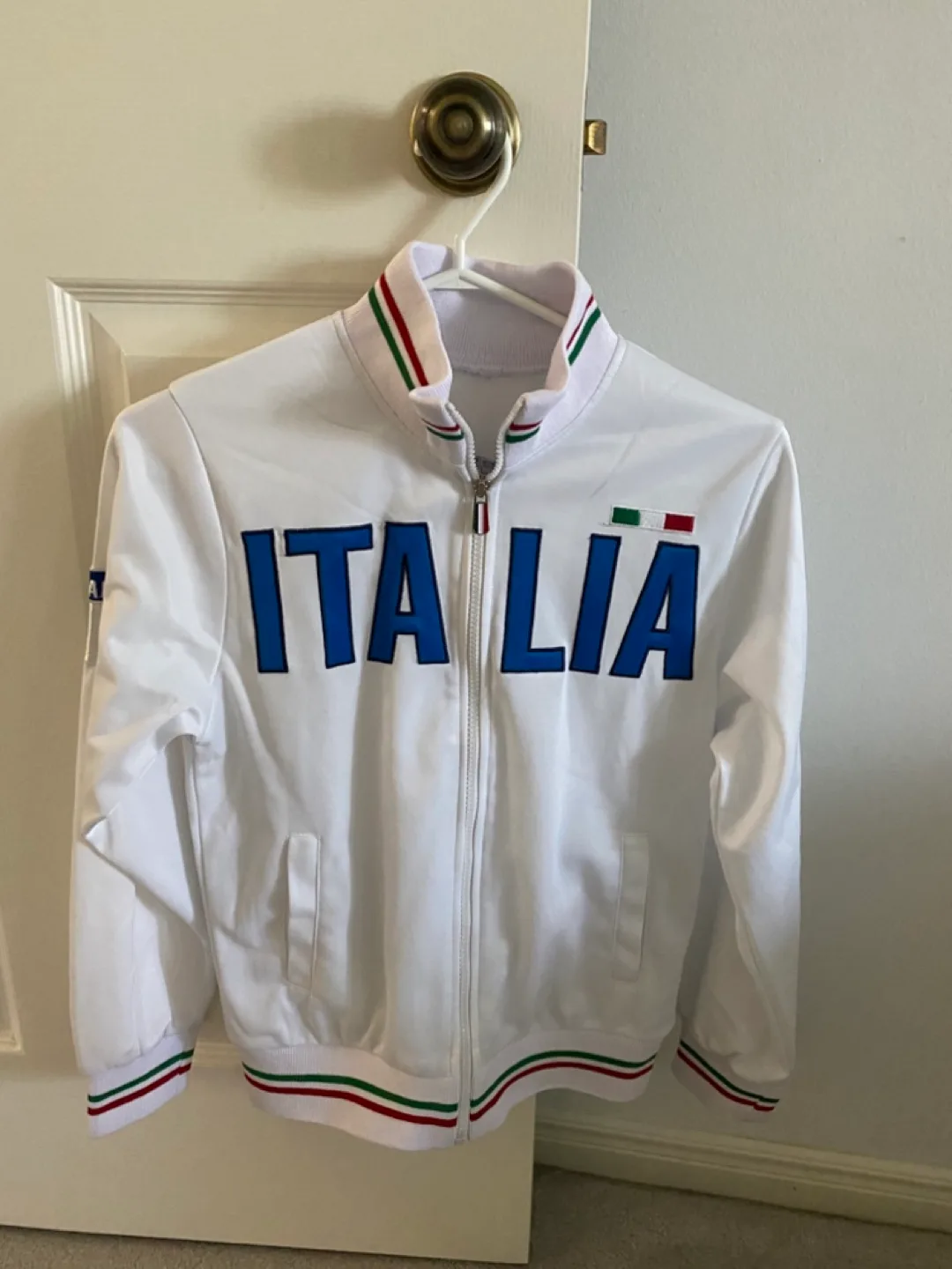 White Italia Track Jacket thumbnail