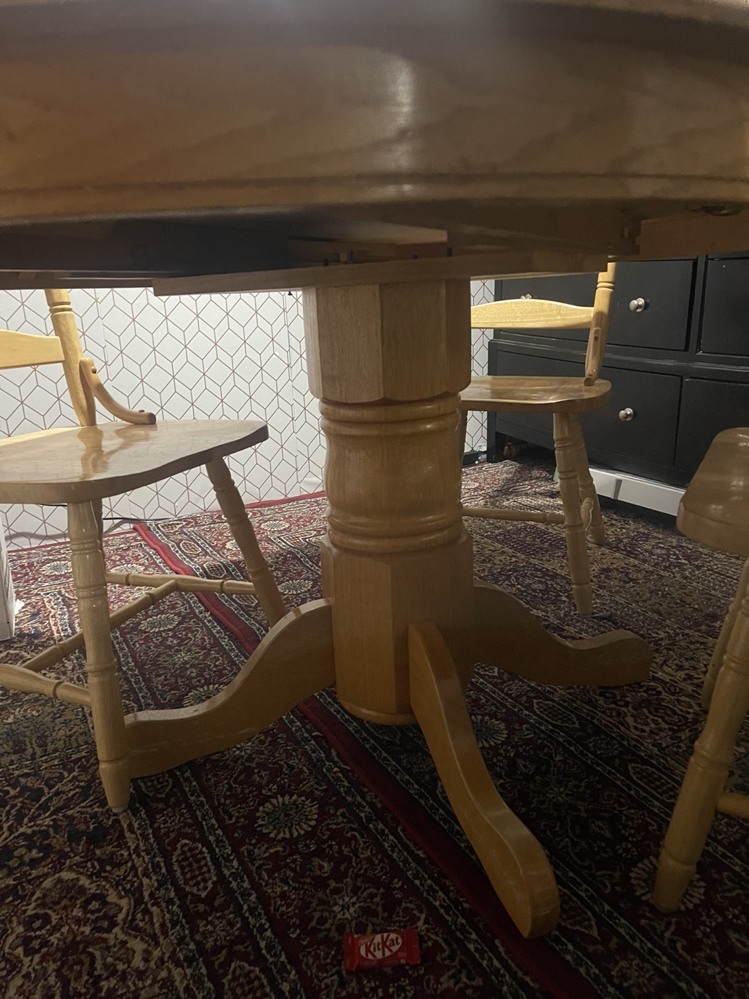 Wooden Dining Table Set with 4 Chairs - photo 3