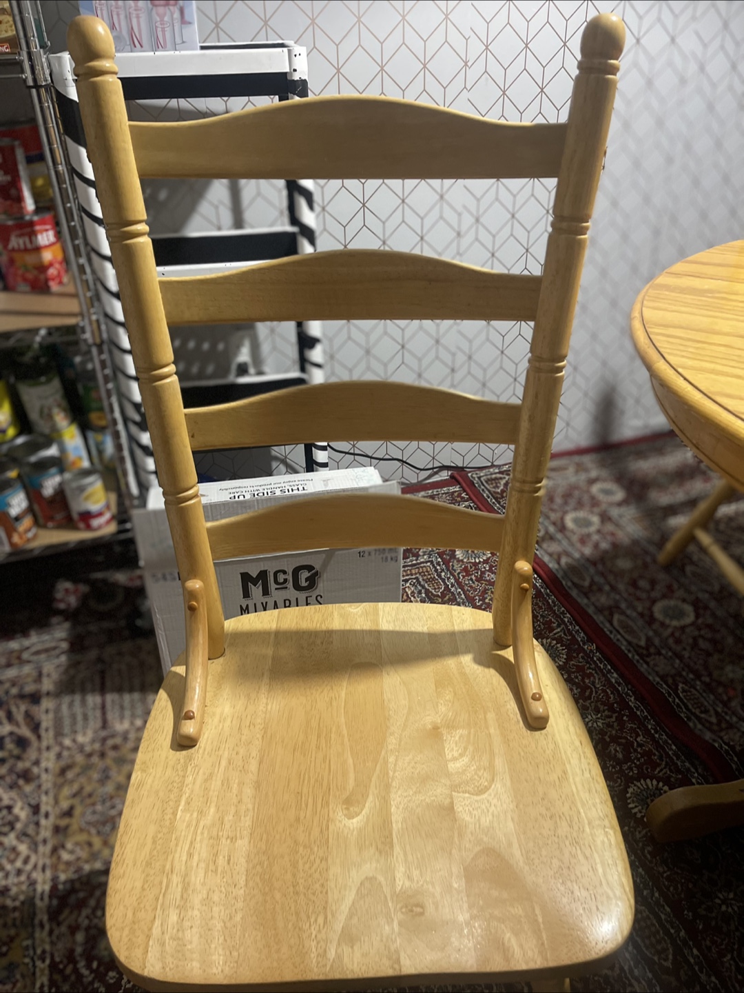 Wooden Dining Table Set with 4 Chairs - photo 5