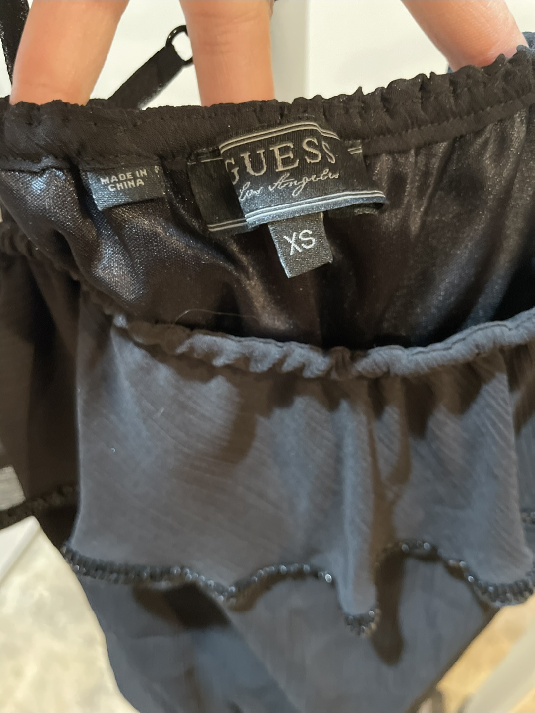 Guess Black Ruffle Cami - photo 2