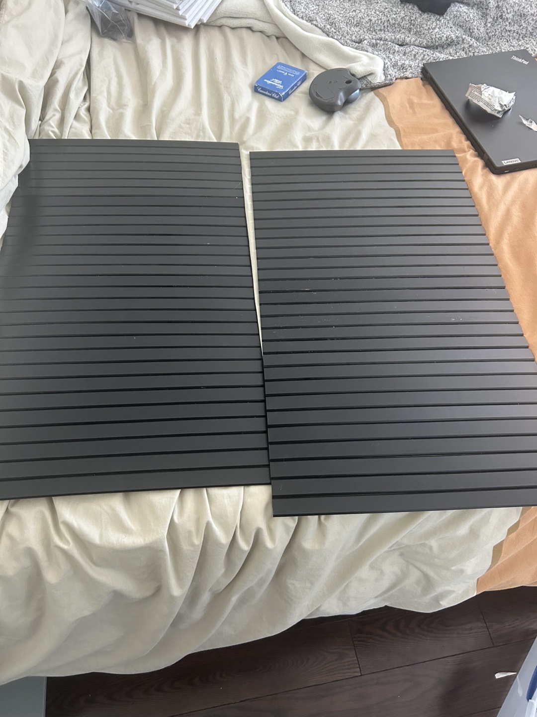 IKEA RÖDEBY Armrest Trays - Black - Pair