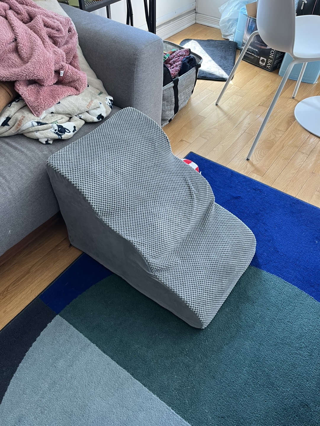 MOOACE 3-Step Pet Stairs Dog Ramp for Beds and Couches