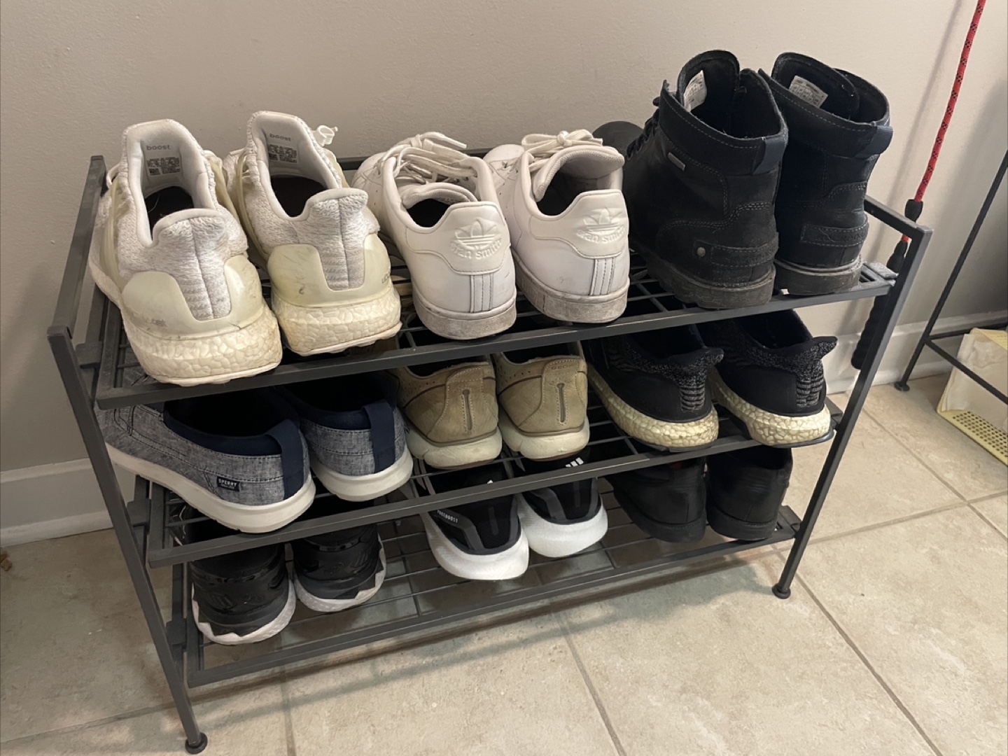 3-Tier Metal Shoe Rack - photo 3