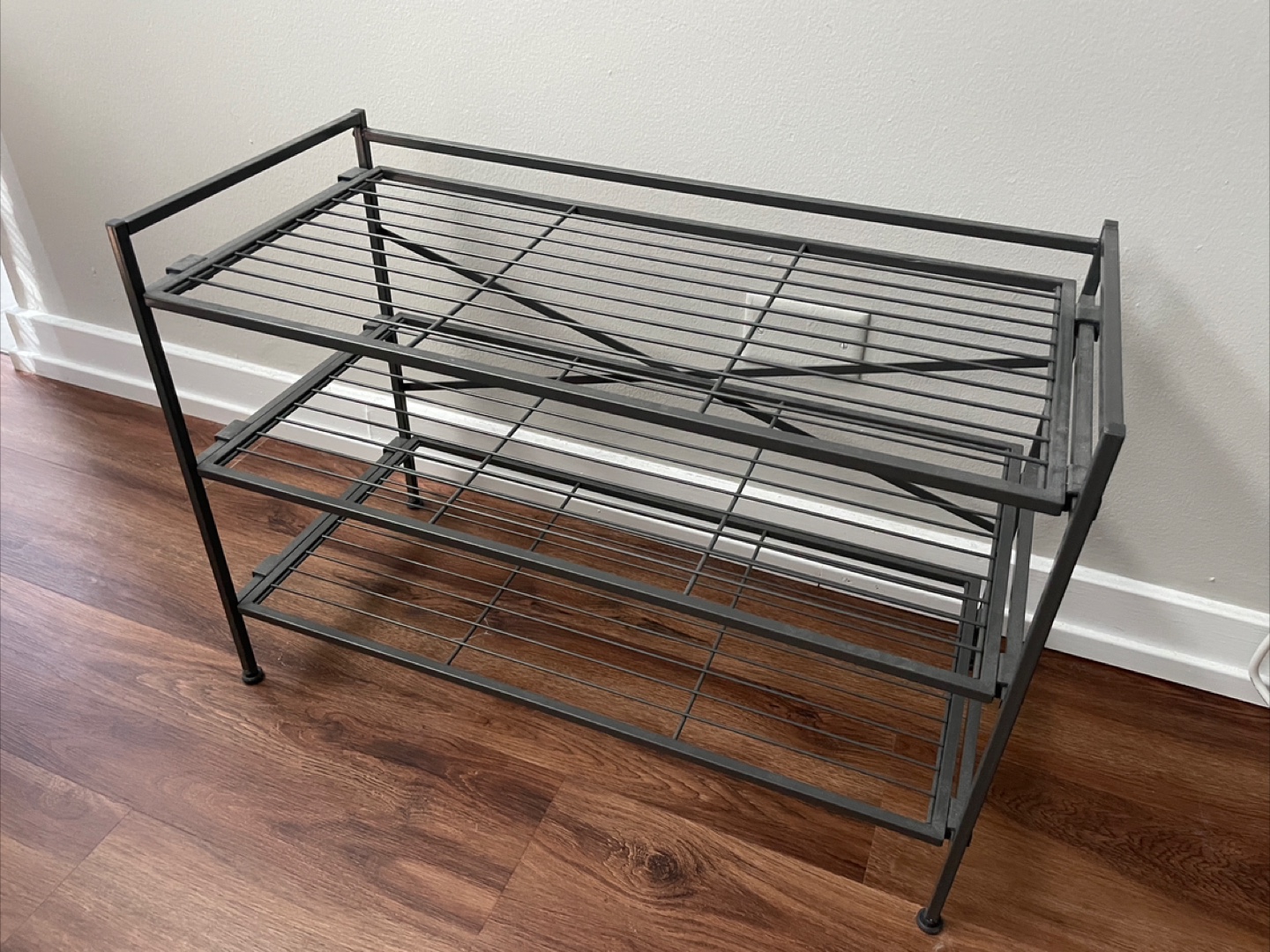 3-Tier Metal Shoe Rack