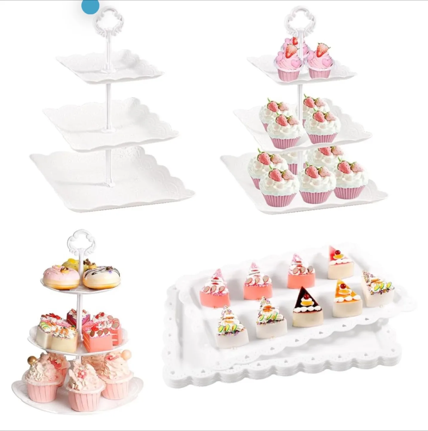 Rent-cupcake stand with trays thumbnail