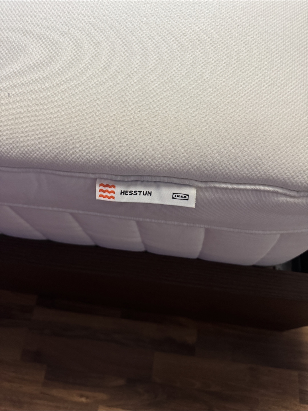 IKEA HESSTUN Mattress and MALM walnut bed frame - photo 3