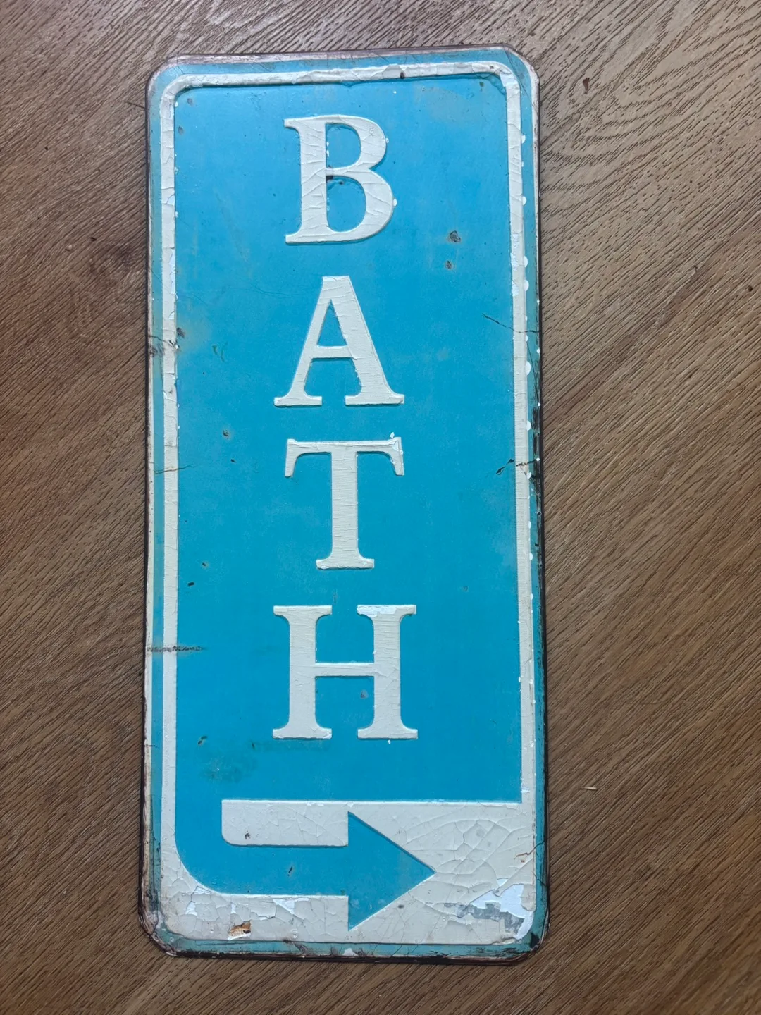 Vintage Bathroom Sign thumbnail