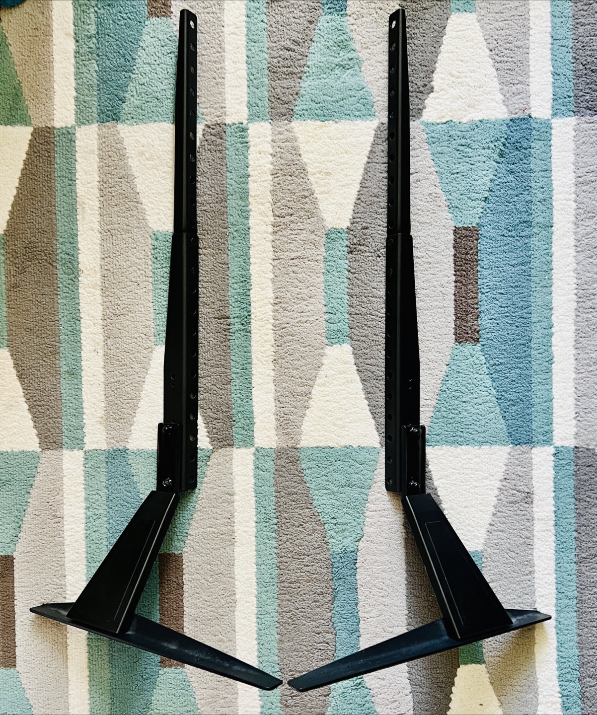 Pair of Black TV Stand Legs