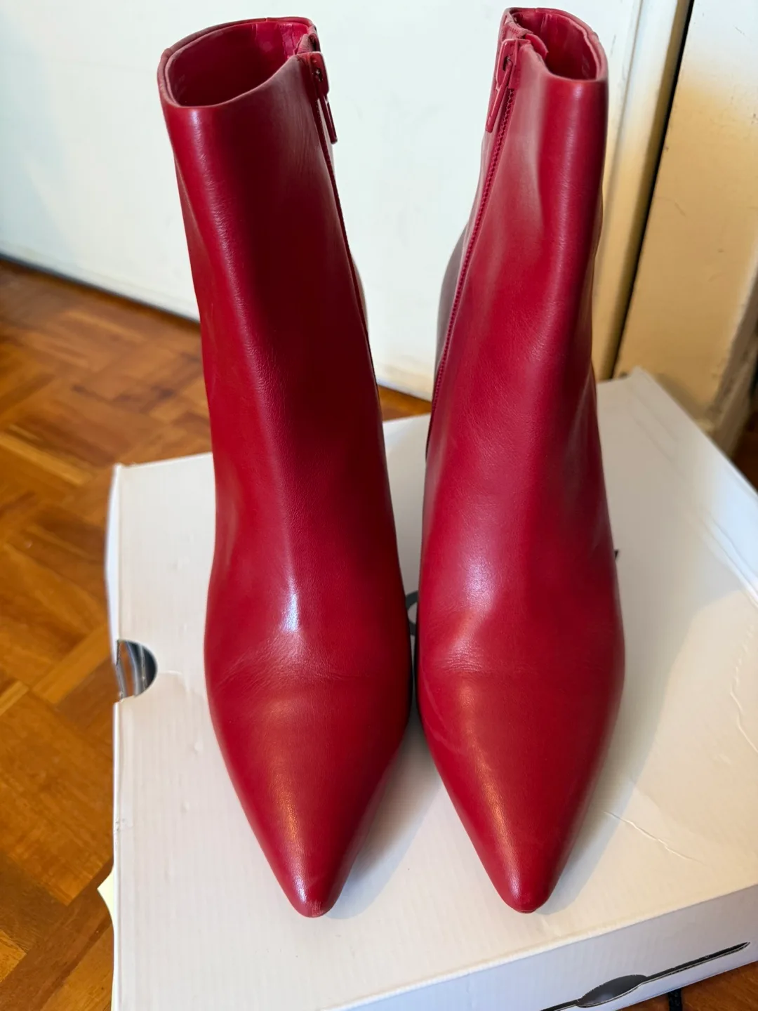 Aldo Red Ankle Boots 11 (Used a few times) image indicator(2)