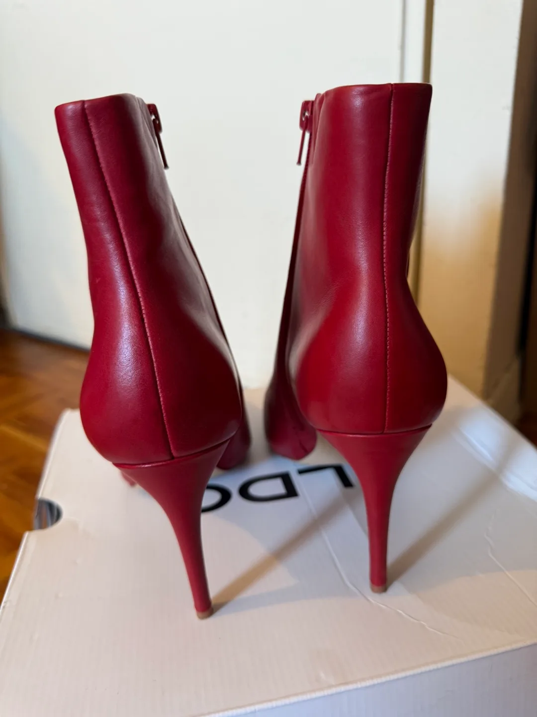 Aldo Red Ankle Boots 11 (Used a few times) image indicator(4)