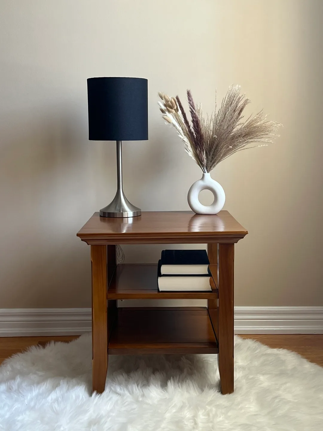 Beautifully Restored Solid Wood Side Table – Timeless & Elegant thumbnail