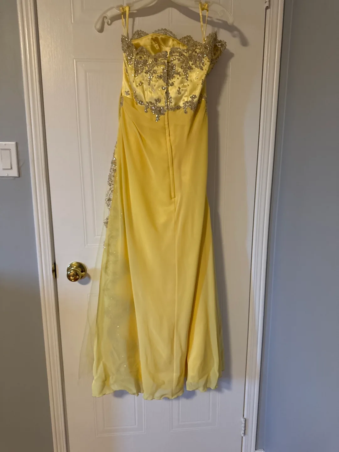 Stunning Yellow Formal Gown image indicator(2)