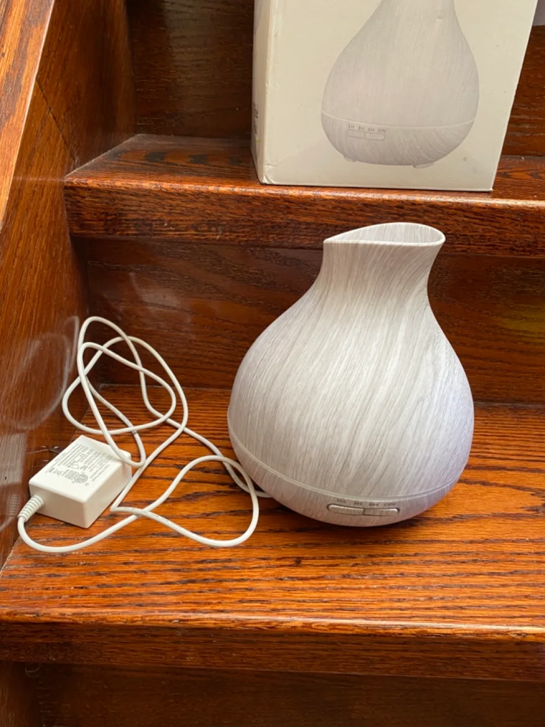 BZSEED Essential Oil Diffuser - Grey Wood Grain image indicator(5)