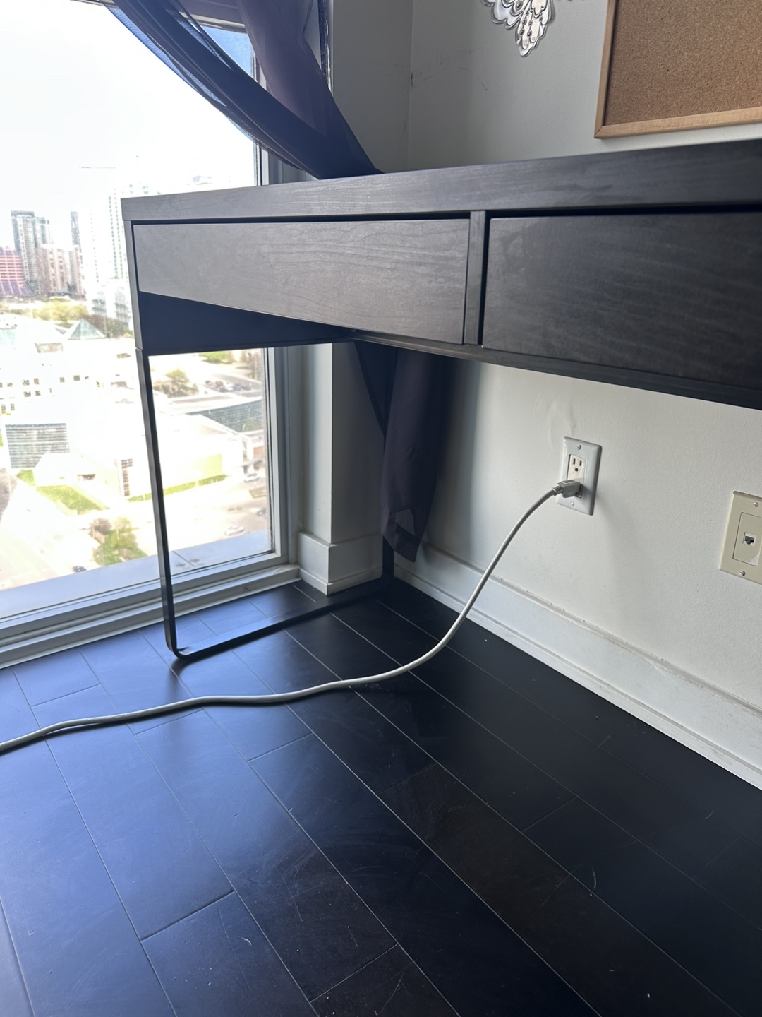 IKEA MICKE Desk - Black-Brown - photo 3