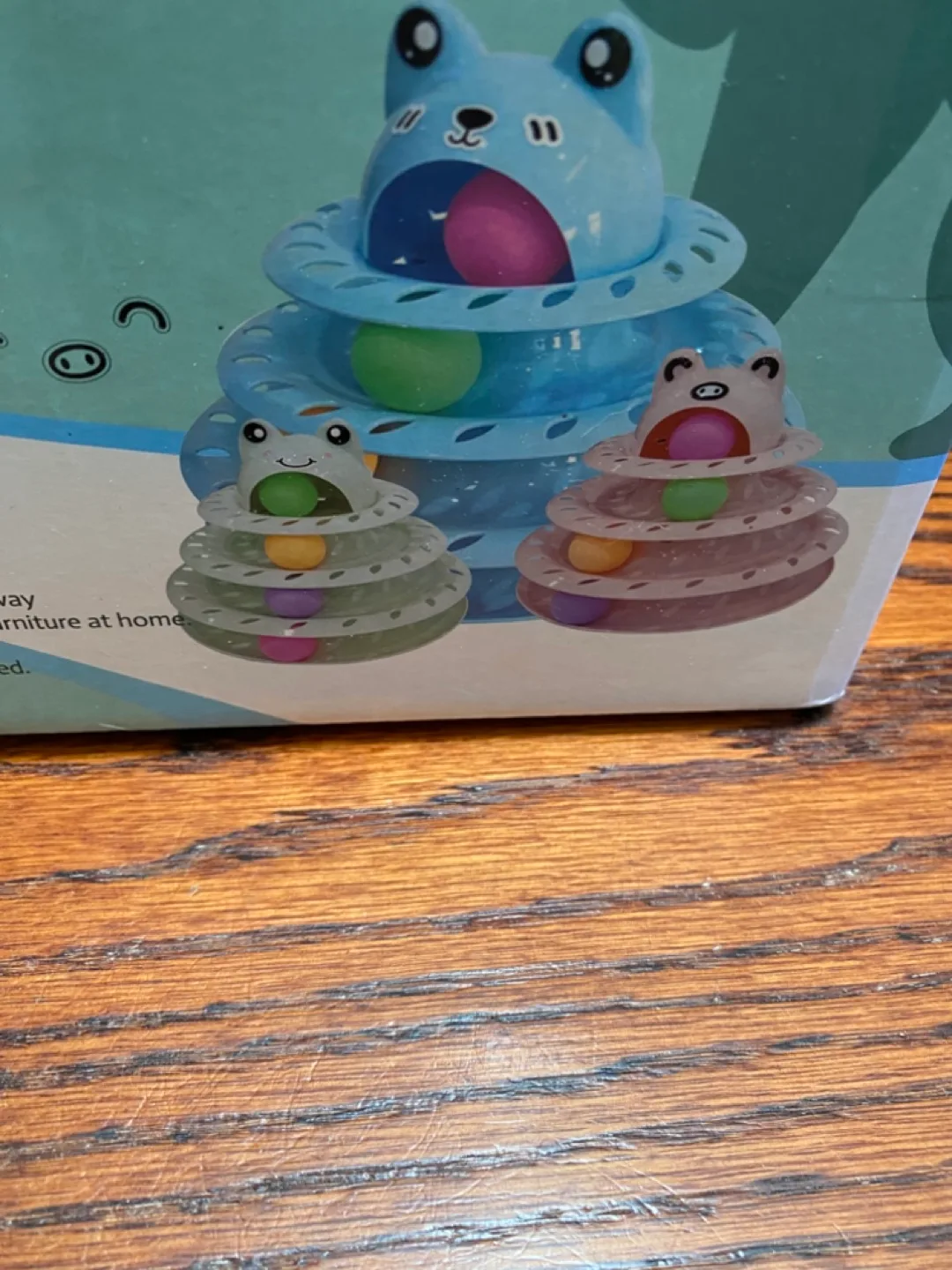 Gefryco Cat Toy - 4-Tier Roller Track, Turntable Cat Tower image indicator(9)