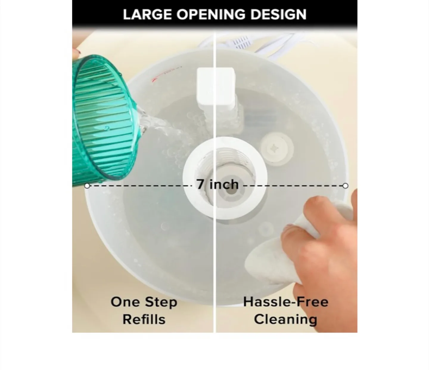 BLEREMA 3L Plant & Reptile Humidifier with Extendable Hose image indicator(4)