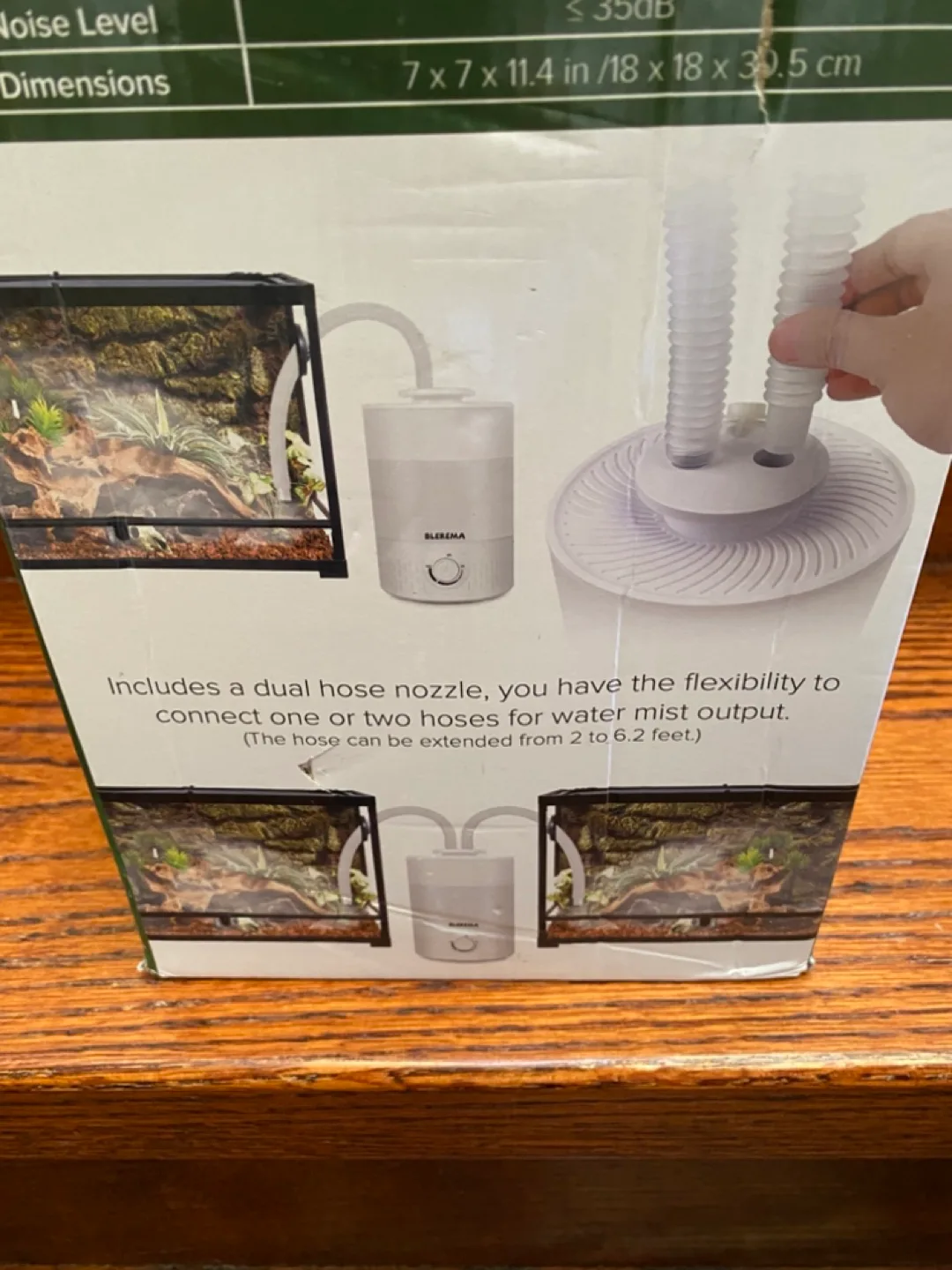 BLEREMA 3L Plant & Reptile Humidifier with Extendable Hose image indicator(10)