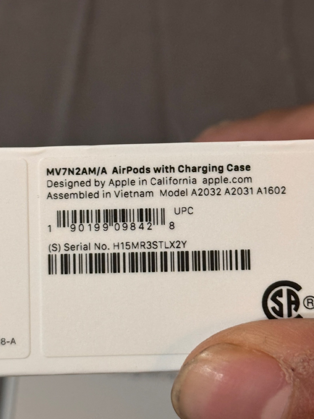 Apple AirPods with Charging Case (MV7N2AM/A) - photo 3