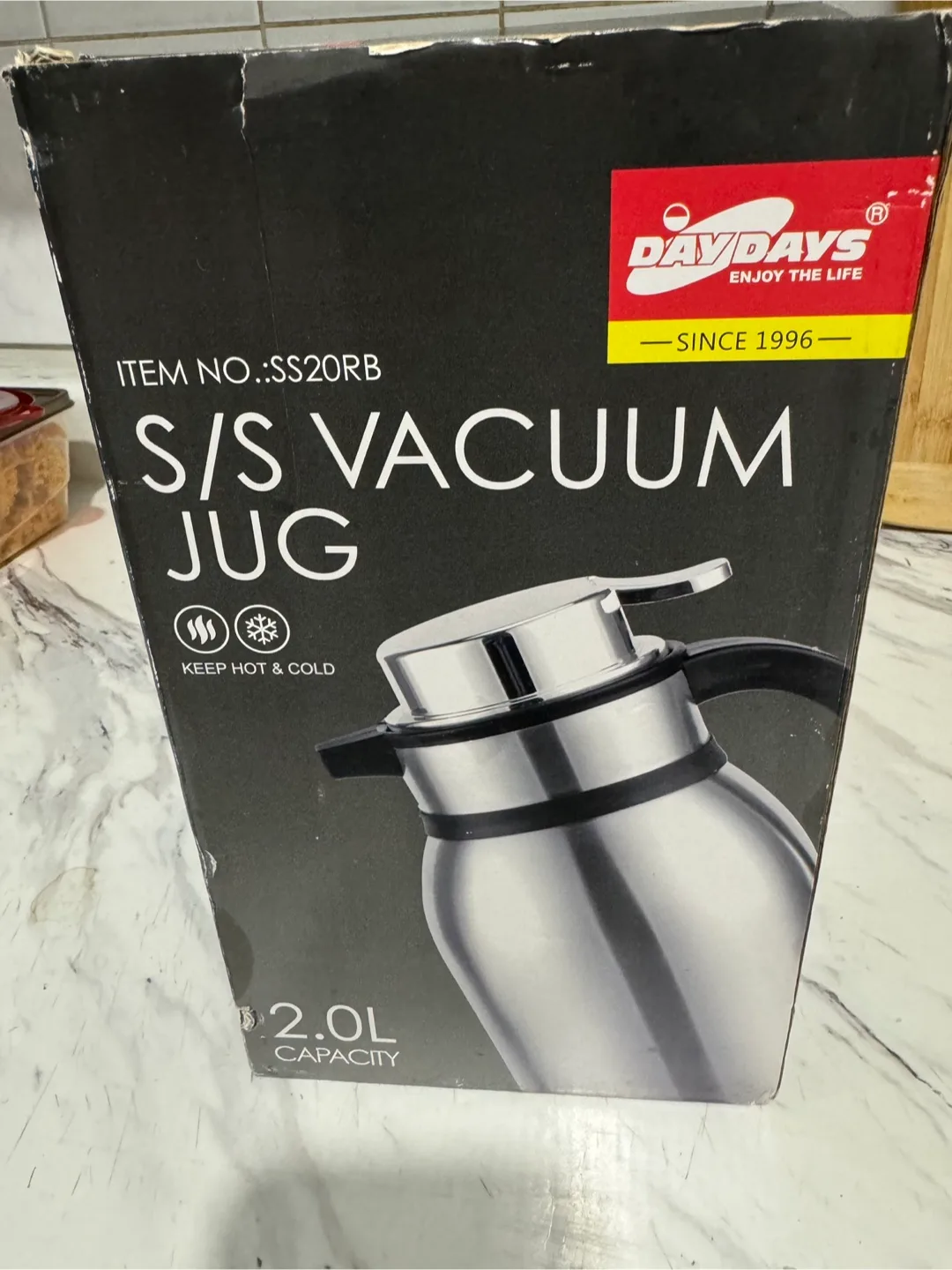 2L Stainless Steel Vacuum Jug thumbnail