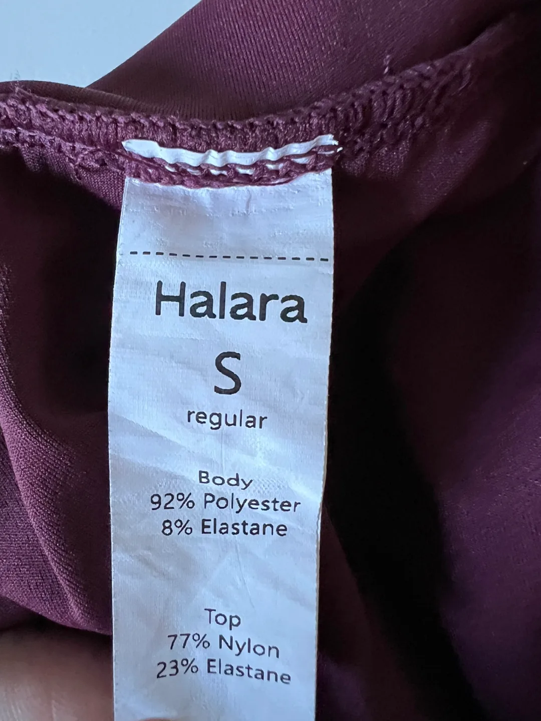 Halara Burgundy Midi Skirt Size Small image indicator(6)