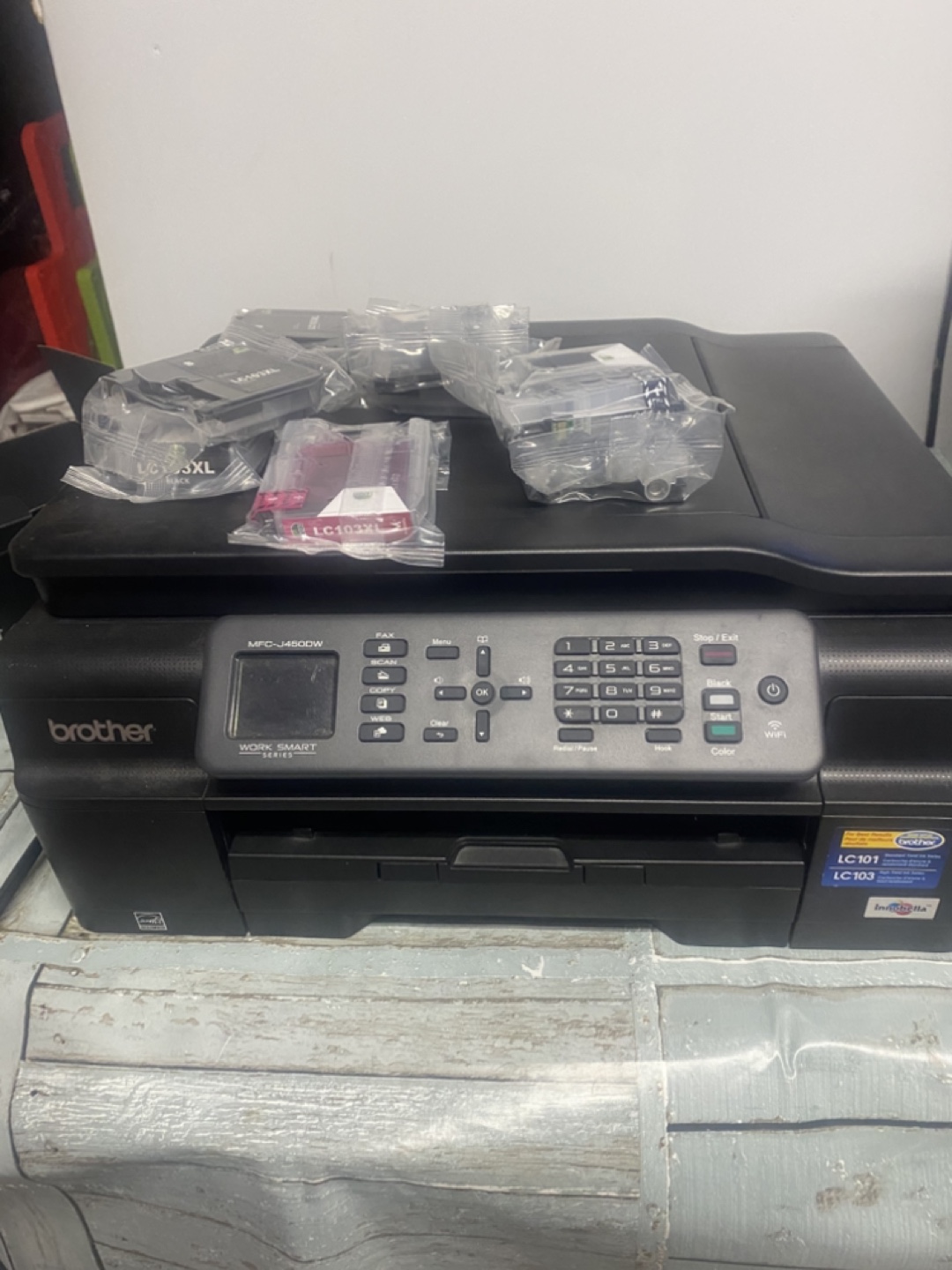 Brother MFC-J450DW Wireless All-in-One Inkjet Printer