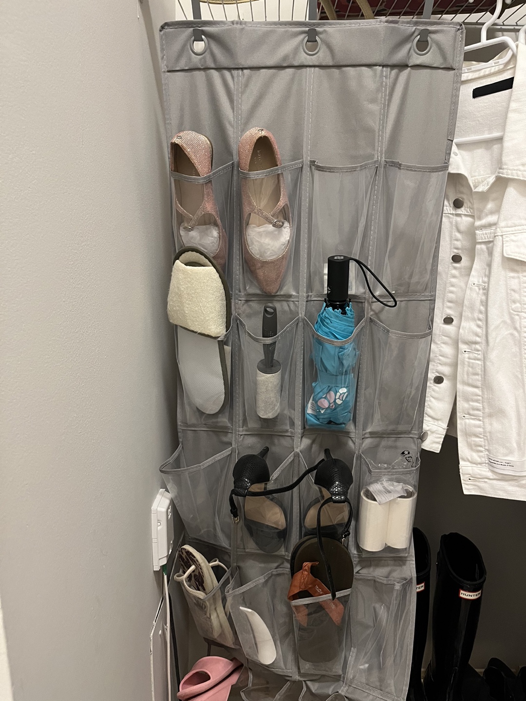 Over-the-Door Organizer, 20-Pocket Hanging Shoe Organizer - photo 2